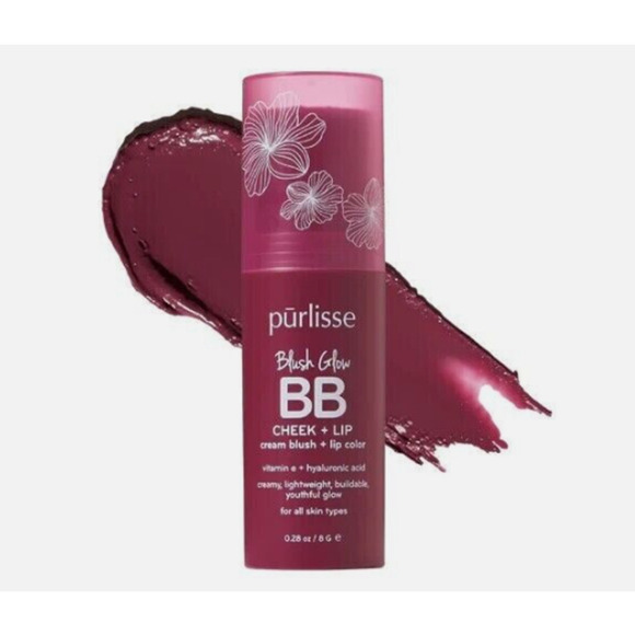 PURLISSE Beauty Blush Glow BB Cheek and Lip Berry Bliss - New without Box - Picture 1 of 1